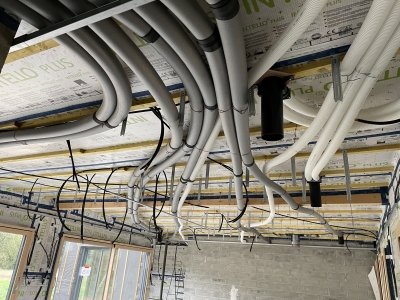 Reseau de gaine VMC double flux